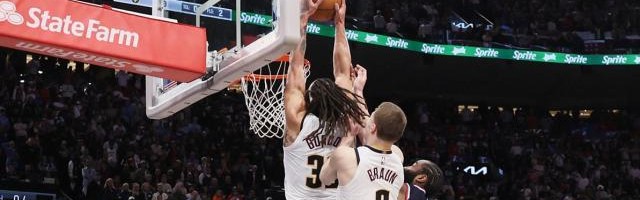 奇异果官方平台-神剧情！掘金快艇大冲突6人吃T，戈登极限补扣绝杀